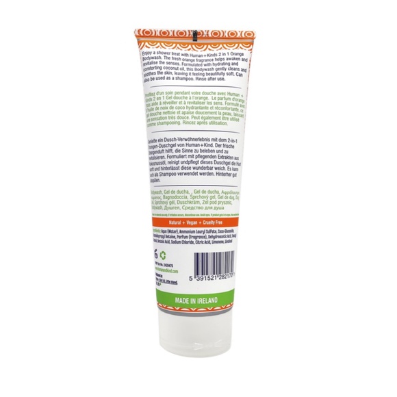 HUMAN+KIND BODY WASH | SHAMPOO - ORANGE - Picture 3 of 7